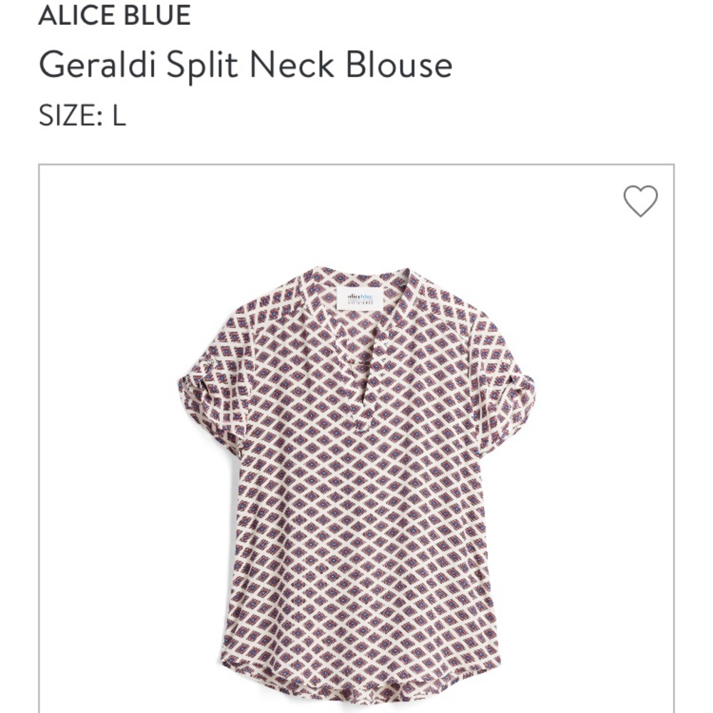 Alice blue blouse from stitch fix